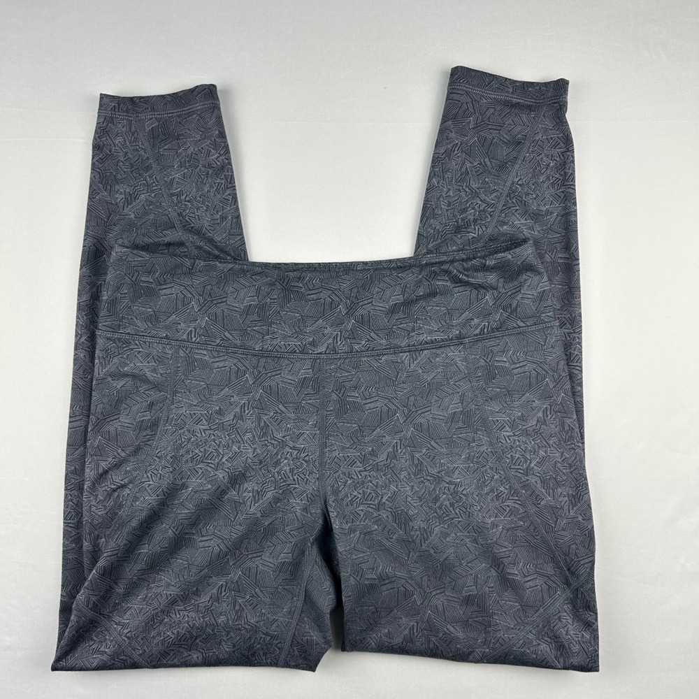 Patagonia Centered Tights Gray Geometric Print Leggings Women's Large - Picture 2 of 12